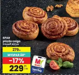 Interspar SPAR pizzás csiga ajánlat