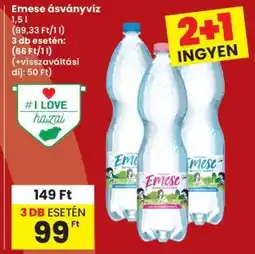 Interspar Emese ásványvíz ajánlat