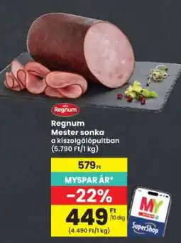 Interspar Regnum Mester sonka ajánlat