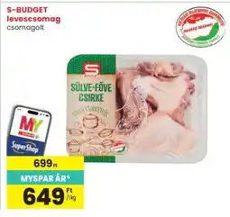 Interspar S-BUDGET levescsomag ajánlat