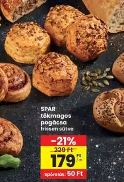 Interspar SPAR tökmagos pogácsa ajánlat