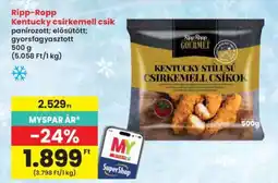 Interspar Ripp-Ropp Kentucky csirkemell csík ajánlat