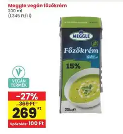 Interspar Meggle vegán főzőkrém ajánlat
