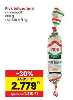 Interspar PICK Téliszalámi ajánlat