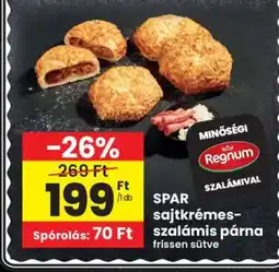 Interspar SPAR sajtkrémes-szalámis párna ajánlat