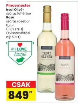 Interspar Pincemester Irsai Olivér / Rosé ajánlat