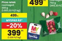 Interspar Piros retek csomagolt ajánlat
