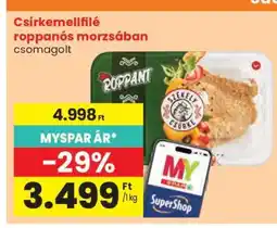 Spar Csirkemellfilé roppanós morzsában ajánlat