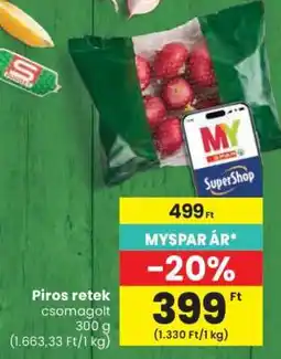 Spar Piros retek ajánlat