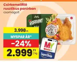 Spar Csirkemellfilé rusztikus panírban ajánlat