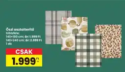 Interspar Őszi asztalterítő ajánlat