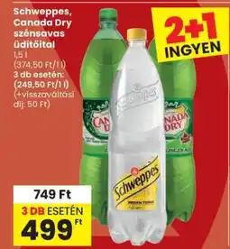 Spar Schweppes, Canada Dry szénsavas üdítőital ajánlat