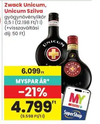 ZWACK Unicum* / Unicum Szilva