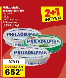 Spar Philadelphia szendvicskrém ajánlat