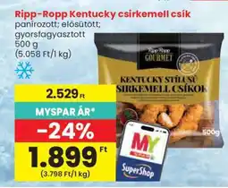 Spar Ripp-Ropp Kentucky csirkemell csík ajánlat
