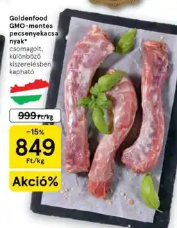 Tesco Goldenfood GMO-mentes pecsenyekacsa nyak ajánlat