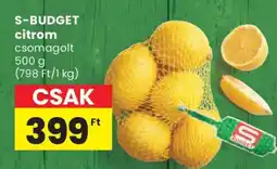 Spar S-BUDGET citrom ajánlat