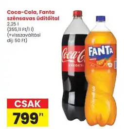Spar Coca-Cola, Fanta szénsavas üdítőital ajánlat