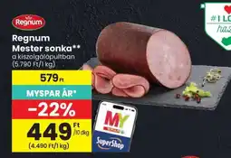 Spar Regnum Mester sonka ajánlat