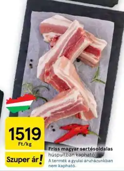Tesco Friss magyar sertésoldalas ajánlat