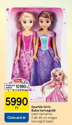 Tesco Sparkle Girlz Baba hercegnők ajánlat