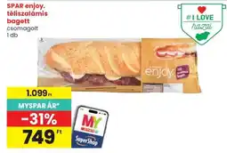 Spar SPAR enjoy. téliszalámis bagett ajánlat