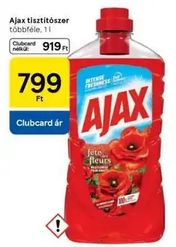 Tesco Ajax tisztítószer ajánlat