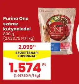 Spar PURINA ONE Száraz kutyaeledel ajánlat