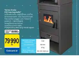 Tesco Termo Kreka K10 íves kandalló ajánlat