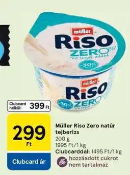 Tesco Müller Riso Zero natúr tejberizs ajánlat