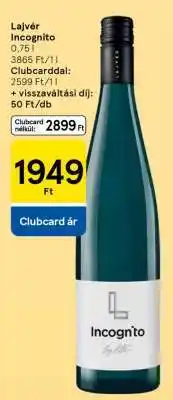 Tesco Lajvér Incognito ajánlat