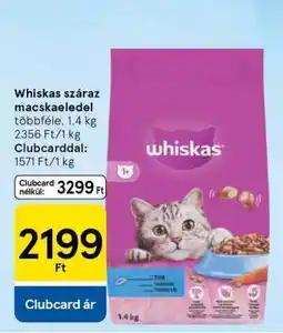 Tesco Whiskas száraz macskaeledel ajánlat