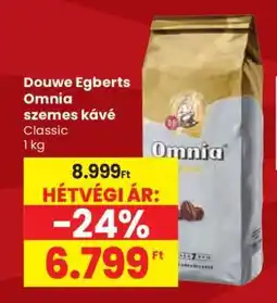 Spar Douwe Egberts Omnia Szemes Kávé ajánlat