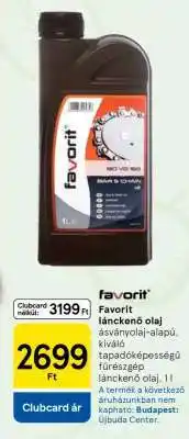 Tesco Favorit lánckenő olaj ajánlat