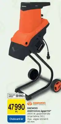 Tesco Daewoo elektromos ágaprító ajánlat