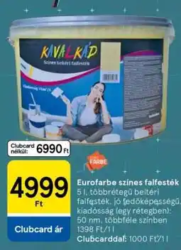 Tesco Eurofarbe színes falfesték ajánlat
