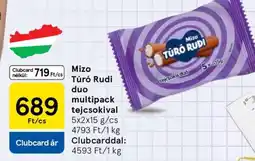 Tesco Mizo Túró Rudi duo multipack tejcsokival ajánlat
