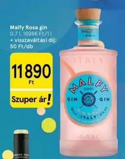 Tesco Malfy Rosa gin ajánlat
