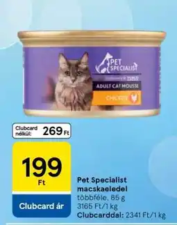 Tesco Pet Specialist macskaeledel ajánlat
