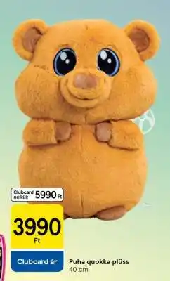 Tesco Puha quokka plüss ajánlat