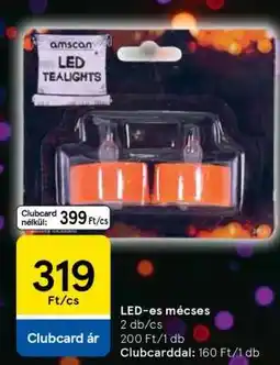 Tesco LED-es mécses ajánlat