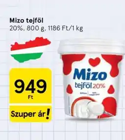 Tesco MIZO Tejföl ajánlat