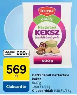 Tesco DETKI Darált háztartási keksz ajánlat