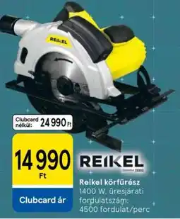 Tesco Reikel körfűrész ajánlat