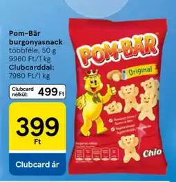 Tesco Pom-Bär burgonyasnack ajánlat