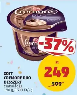 PENNY Zott Cremore Duo Desszert ajánlat
