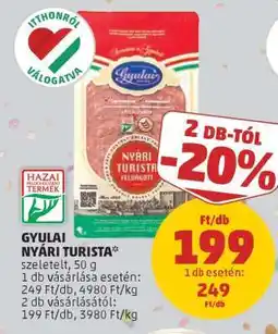 PENNY Gyulai Nyári Turista ajánlat