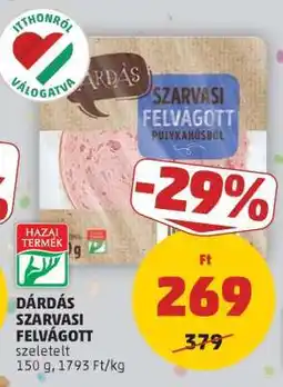 PENNY Dárdás Szarvasi Felvágott ajánlat