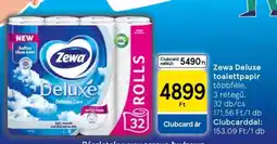Tesco Zewa Deluxe toalettpapír ajánlat