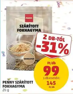 PENNY PENNY SZÁRÍTOTT FOKHAGYMA ajánlat